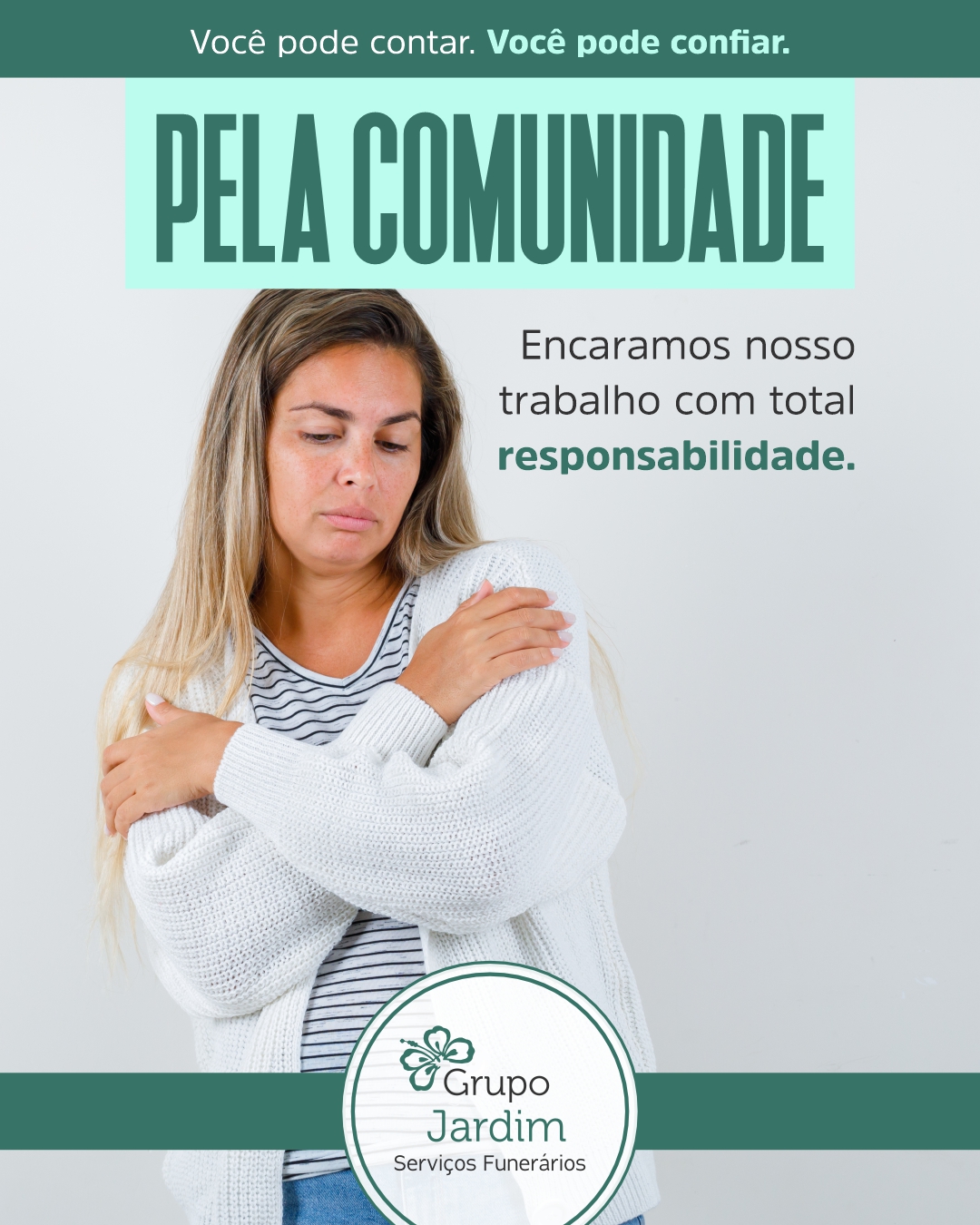 🌸 No Grupo Jardim, levamos nosso trabalho a sério e com total responsabilidade. 🌿 Cada detalhe é cuidado com o máximo de dedicação para garantir um serviço funerário respeitoso e acolhedor. 🕊️ Nossa missão é proporcionar serenidade e apoio em momentos difíceis, sempre com muito respeito e carinho. 🌟

💼 Estamos comprometidos em oferecer um atendimento humanizado e de excelência. 💖 Entendemos a importância de estar presente e disponível, oferecendo suporte e conforto para as famílias. 🤝 Sabemos que cada gesto faz diferença e estamos prontos para ajudar no que for necessário. 🌷

#GrupoJardim #PelaComunidade #AtendimentoHumanizado #RespeitoEAcolhimento #SerenidadeEAmparo

Grupo Jardim - Serviços Funerários
Você pode contar. Você pode confiar.
🕑 Atendimento 24 horas 👨‍👩‍👧‍👦 Assistência familiar 📍 Planos de Cremação 🙏🏻 Total apoio durante todo processo de luto
📞 51 3671.1468
🌐 www.funerariajardim.com.br
📧 funerariajardim@hotmail.com
🏢 R. Pinheiro Machado, 581
Filial:
📍 Rua Cristóvão Gomes de Andrade, 522 - Centro 🏢
🏥 Em frente ao Hospital Nossa Senhora Aparecida 🚑
🏙️ Camaquã - RS

Foto: 8photo/Magnific